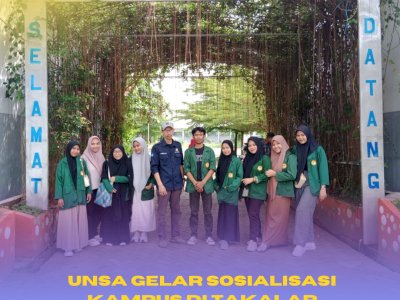 Panitia Maba Ajak Siswa SMA Takalar dan Gowa Raih Mimpi Bersama di Unsa Makassar