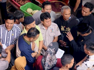 Komisi B DPRD Makassar Sidak Pasar Sawah, Minta Perumda Pasar Realisasikan CCTV dan Kanopi