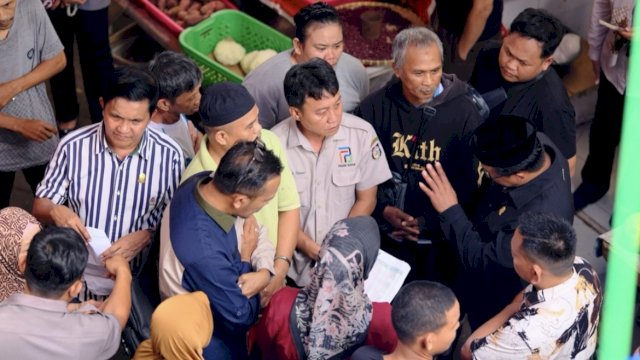 Komisi B DPRD Makassar sidak di Pasar Sawah
