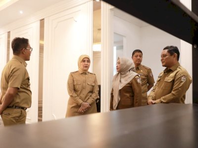 Hari Pertama Bertugas, Wakil Wali Kota Makassar Sambangi Ruang Kerja dan Sapa Jajaran Pemkot