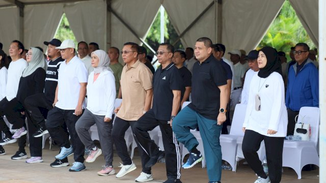 Munafri-Aliyah Ikuti Geladi Pelantikan Kepala Daerah di Monas Jakarta