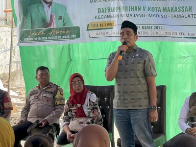 Reses di Mariso, Irwan Hasan Serap Aspirasi Warga Soal Drainase Hingga Bansos