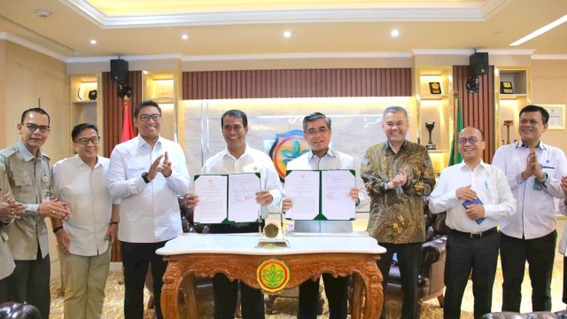 Mentan Amran dan Menaker Yassierli Siapkan SDM Handal untuk Klaster Pertanian Modern