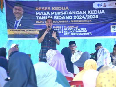 Dengar Langsung Keluhan Warga Biringkanaya, Odhika Siap Kawal Isu Banjir dan Data DTKS