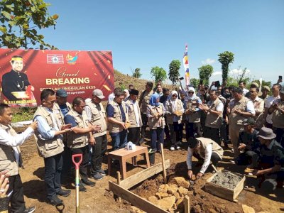 Tancap Gas, Andi Amran Sulaiman Groundbreaking Sekolah Unggulan KKSS
