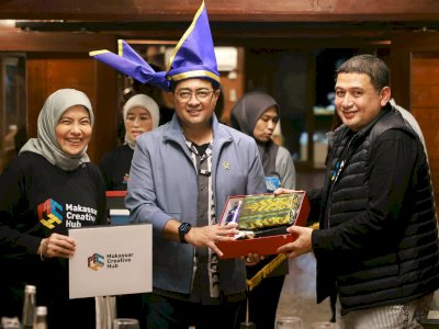Di hadapan Menekraf, Munafri Dorong Makassar Jadi Pusat Ekonomi Kreatif Indonesia Timur