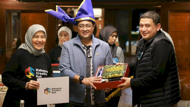 Di hadapan Menekraf, Munafri Dorong Makassar Jadi Pusat Ekonomi Kreatif Indonesia Timur