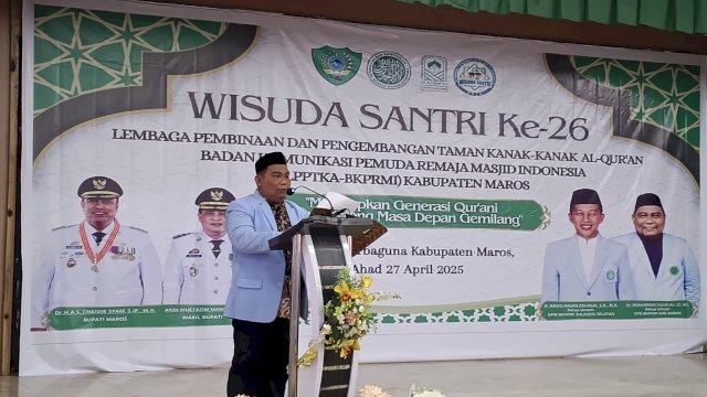 Gelar Wisuda Santri ke-26, BKPRMI Maros Siap Cetak Pemimpin Qur&rsquo;ani Masa Depan