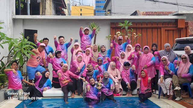 Setelah Sukses Gelar Mubes dan Pelantikan, IKA SD Mangkura Gelar Senam Bersama di CFD Sudirman