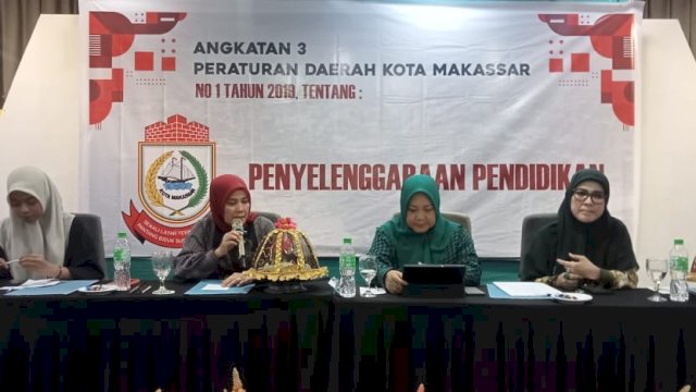 Legislator Makassar Andi Suhada Gelar Sosialisasi Perda Penyelenggaraan Pendidikan