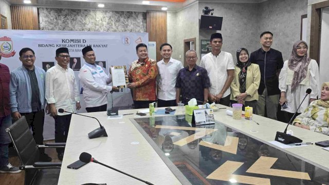 Komisi D DPRD Makassar Terima Kunjungan Pengurus BKPRMI Periode 2025-2029