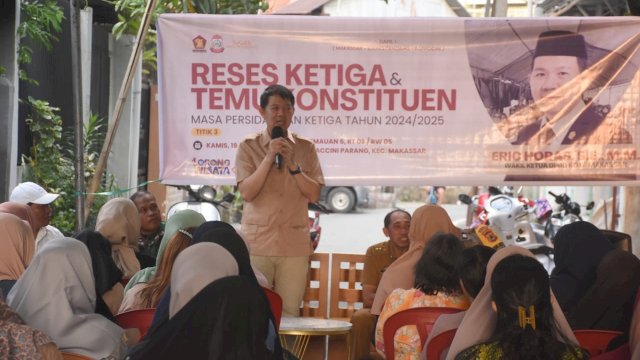 Erick Horas Kawal Aspirasi Pendidikan Saat Reses di Maccini Parang