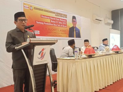 Legislator Makassar Muchlis Misbah Dorong Pemkot Segera Terbitkan Perwali Terkait Baca Tulis Al-Quran