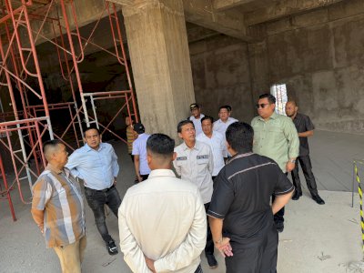 DPRD Makassar dan HMI Hukum UMI Sidak Dugaan Skandal Konstruksi GOR di Atas Parkiran MP