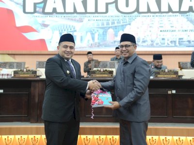 DPRD Makassar Paripurna Penjelasan Wali Kota Ranperda RPJMD 2025-2029