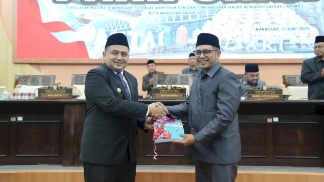 DPRD Makassar Paripurna Penjelasan Wali Kota Ranperda RPJMD 2025-2029