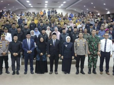 Pimpinan DPRD Makassar Hadiri Pelantikan Pejabat Administrator Pemkot