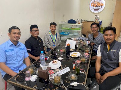 Pengurus PC PMII Makassar Silaturahmi dengan Legislator Muchlis Misbah, Bahas Isu Publik dan Kepentingan Rakyat