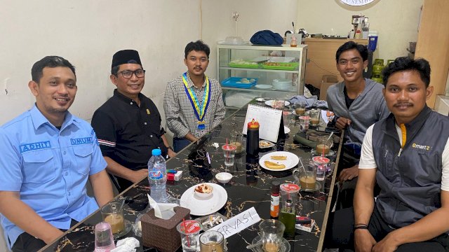 Pengurus PC PMII Makassar Silaturahmi dengan Legislator Muchlis Misbah, Bahas Isu Publik dan Kepentingan Rakyat