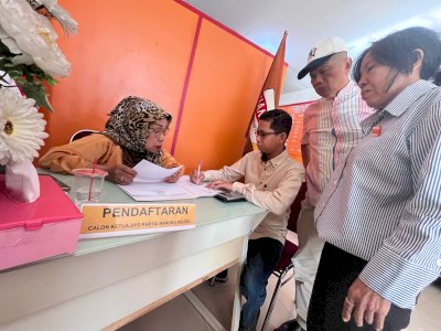Pengusaha Billboard Makassar Daftar Calon Ketua Hanura Sulsel