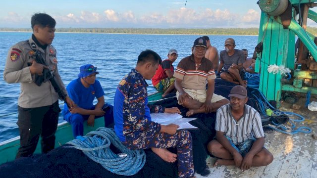 Tindak Lanjuti Laporan Warga, Polairud Selayar Gelar Patroli dan Lidik Dugaan Bom Ikan di Perairan Bontolebang