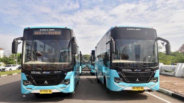 Resmi Diluncurkan Gubernur Andi Sudirman, Bus Trans Sulsel Jawab Kebutuhan Masyarakat Mamminasata
