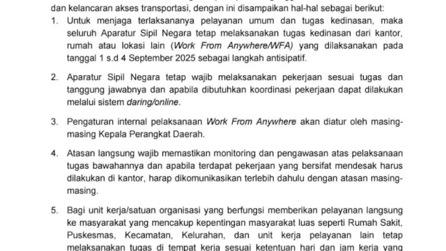 Pemkot Makassar Terapkan WFA Bagi Pegawai, Tanggal 1-4 September
