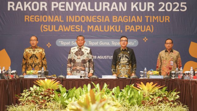 KUR Sulsel hingga Juli 2025: Realisasi Rp9,36 Triliun untuk 163.776 debitur, Mayoritas di Pertanian