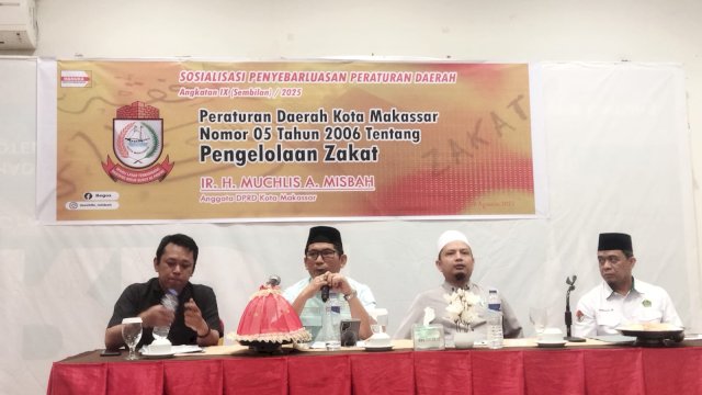 Muchlis Misbah: Perda Zakat Dorong Kesejahteraan Masyarakat Makassar