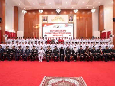 Gubernur Sulsel Kukuhkan 73 Anggota Paskibraka Tingkat Provinsi