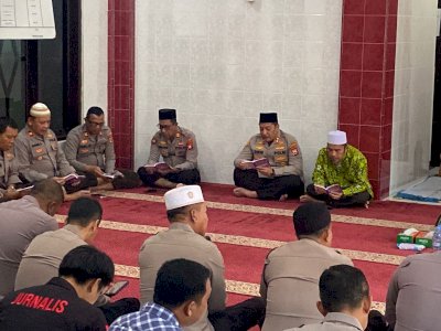 Pimpin Binrohtal, Kapolres Selayar: Ajang Introspeksi Diri, Istigfar dan Motivasi Pelaksanaan Tugas