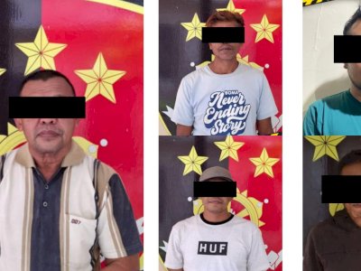 Polres Selayar Tangkap Seorang Debt Collector dan Empat Warga Yang Terlibat Perampasan Kendaraan