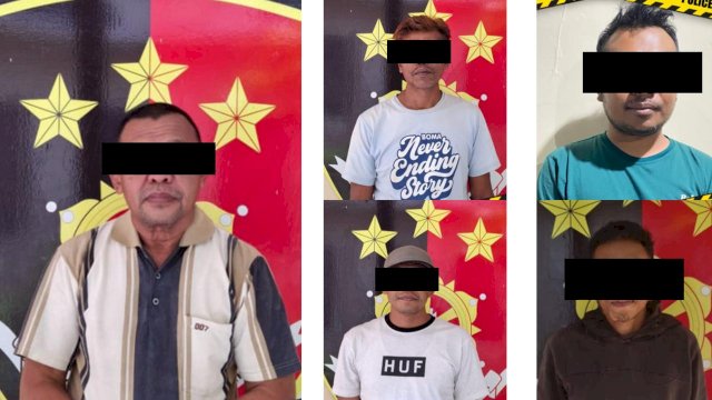 Polres Selayar Tangkap Seorang Debt Collector dan Empat Warga Yang Terlibat Perampasan Kendaraan
