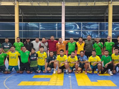 Olahraga Bersama Jadi Cermin Kekompakan TNI-Polri di Bumi Tanadoang