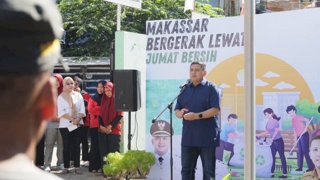 Jumat Bersih di Kanal Sinrijala, Munafri: Kemerdekaan Juga Soal Lingkungan