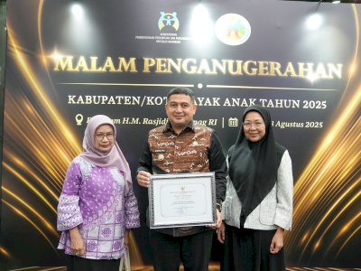 Satu-Satunya di Sulsel, Kota Makassar Sabet KLA Nindya 2025