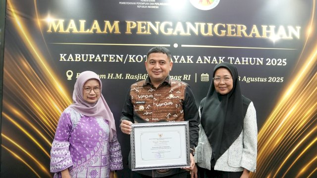 Satu-Satunya di Sulsel, Kota Makassar Sabet KLA Nindya 2025