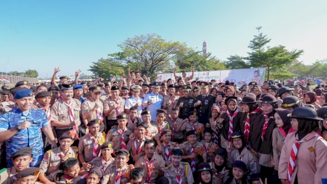 Hari Pramuka ke-64 Tingkat Provinsi, Gubernur Andi Sudirman Serukan Semangat Kebersamaan