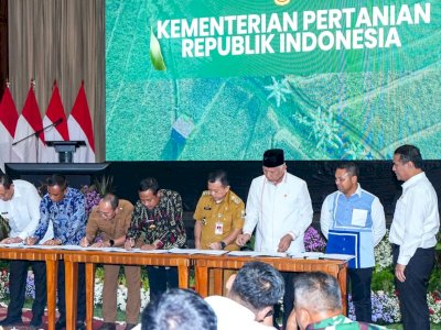 Gubernur Sulsel Hadiri Rakor Hilirisasi Komoditas Prioritas dan Penandatanganan MoU Komitmen Kesanggupan Pemenuhan Data Calon Petani Calon Lokasi