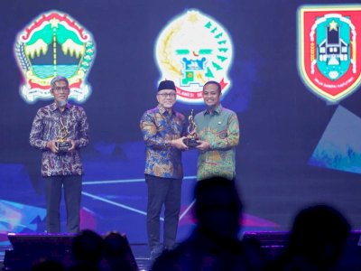 Rekor Sejarah Stok Pangan, Gubernur Sulsel Terima Penghargaan Nasional Ketahanan Pangan 2025
