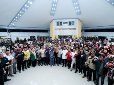 Deklarasi Damai Bersama Unsur Forkopimda, PTN/PTS Hingga Tokoh Masyarakat, Gubernur Andi Sudirman Ajak Masyarakat Jaga Sulsel Tetap Kondusif