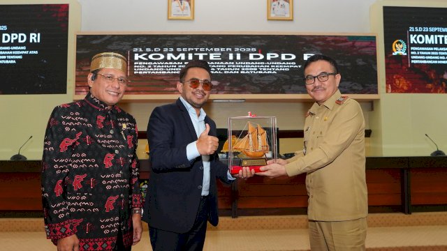 Sekda Sulsel Sambut Kunjungan DPD RI Bahas Implementasi UU Pertambangan Mineral dan Batubara