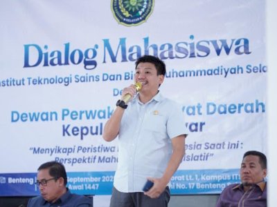Legislator Gerindra Hadiri Dialog Mahasiswa Selayar, M. Affandi Angkat Topi untuk Semangat Mahasiswa