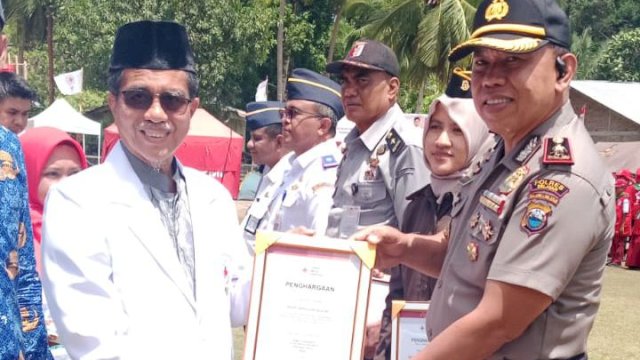 Aktif Donor Darah, Polres Selayar Terima Penghargaan Teraktif Dari PMI