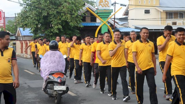 Disiplin Jaga Kesehatan, Polres Selayar Siap Layani Masyarakat Lebih Maksimal