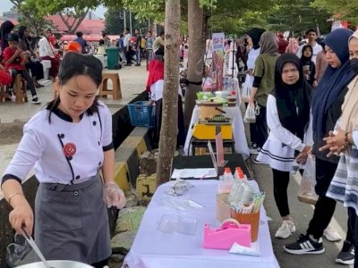 Sentuhan Lokal Dari Rasa Jepang, Sushi Goreng Indri Jadi Buruan di Car Free Day & Car Free Night Selayar