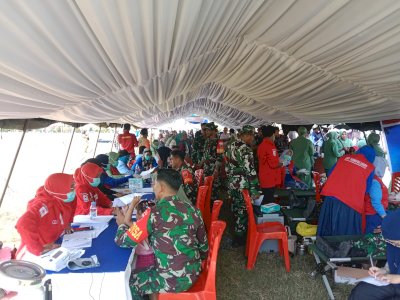 Bakti Teritorial Kodaeral VI Diserbu Masyarakat, Puluhan Warga Selayar Periksa Kesehatan Gratis