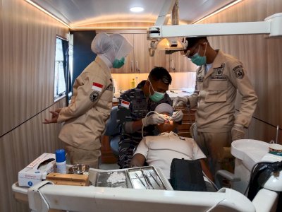 Edukasi Kesehatan Gigi, Cara Kodaeral VI Dekatkan TNI dengan Masyarakat Selayar