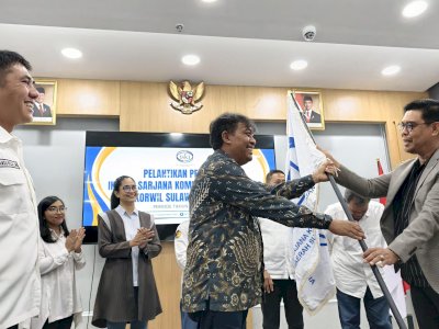 Resmi Nahkodai ISKI Korwil Sulsel, Edy Manaf: Komunikasi Jadi Kekuatan Utama Pembangunan