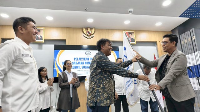 Resmi Nahkodai ISKI Korwil Sulsel, Edy Manaf: Komunikasi Jadi Kekuatan Utama Pembangunan